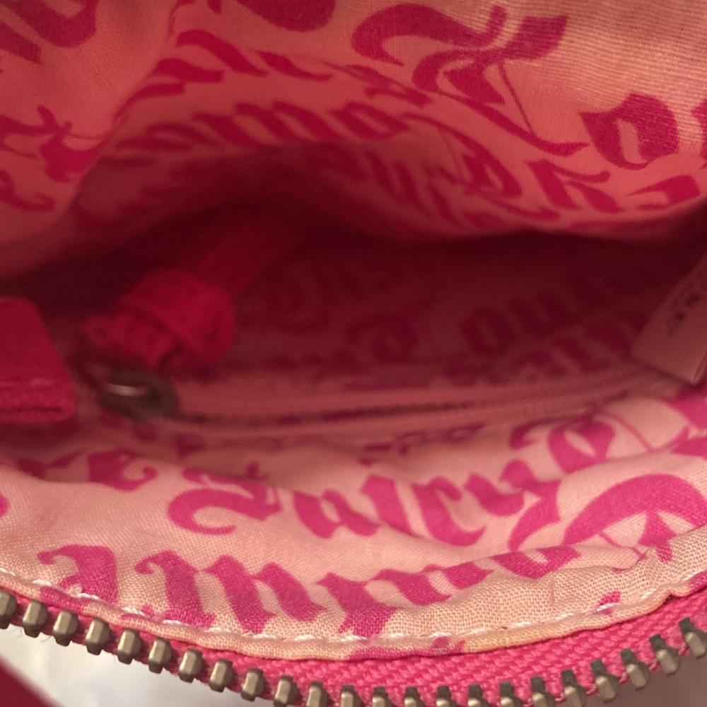 Juicy Couture hot pink mini satchel / messenger bag - Picture 5 of 6